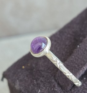 <b>Statement</b> 925 Sterling Silver Amethyst Cocktail <b>Ring</b> Bold Design for Collectors and Enthusiasts - Product Image 3