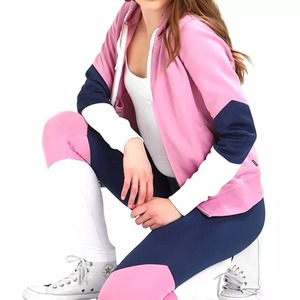 Sudaderas con Capucha de Alta Calidad para Mujer, Manga Larga, con Cordón Ajustable, Logotipo Frontal, Bolsillo con Cremallera Gris, para Invierno - Product Image 3