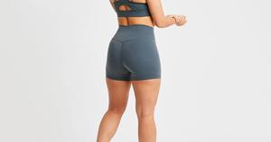 Shorts de sport pour femmes tendance, taille haute, confortables et respirants, vêtements de sport parfaits, prix de gros - Product Image 3
