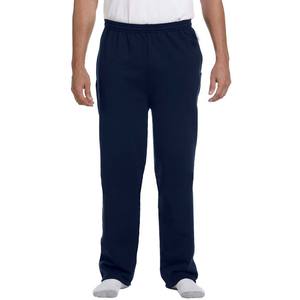 Pantalón de forro polar de fondo abierto para adulto pesado con bolsillos - Product Image 4