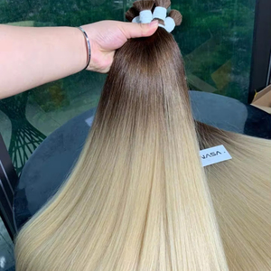 Cheveux humains vietnamiens, teinture chimique, perm autorisé, super double trame, 100g, personnalisable, cheveux Nasa - Product Image 2