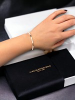 DAFNI BIG PAZAR Böhmisches Perlenarmband mit Naturstein, Edelmetall-Legierung und Mikroeinsatz, Unisex-Geschenk aus Istanbul