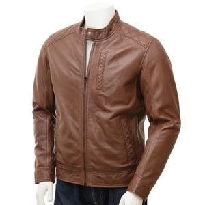 Nueva Chaqueta de Motociclista de Cuero Genuino de Vaca, Hecha a Mano, de Alta Calidad para Hombre, Estilo Urbano, Moda Atemporal - Product Image 1