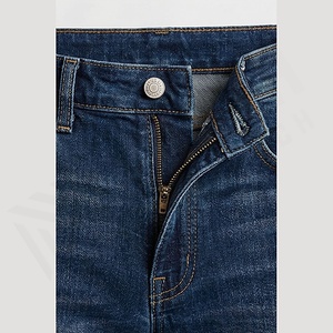 Pantalones Vaqueros de Mezclilla para Hombre, Corte Slim Fit, Elásticos, Color Personalizado, Estilo Recto, Ropa Casual Moderna, Cómodos para la Calle, Venta al por Mayor, Premium - Product Image 4