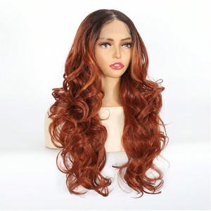 Pelucas de encaje <span class=keywords><strong>frontal</strong></span> transparente de 24 pulgadas / 61 cm, <span class=keywords><strong>peluca</strong></span> larga ondulada 13x6 <span class=keywords><strong>con</strong></span> cabello de bebé, adecuada para uso diario, resistente al calor - Product Image 1