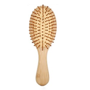 Brosse à cheveux en bambou peignes jetables écologiques de haute qualité pour les kits de commodités d'hôtel de station de restaurant d'avion - Product Image 1
