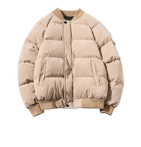 Customizable Men's Winter Puffer <b>Jacket</b> Breathable Quick Dry with Hood New Latest High Street Style OEM Service Canvas Fabric - Product Image 4