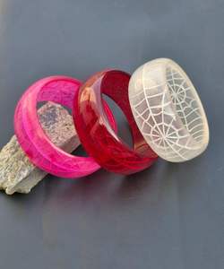 BANGLA DE RESINA HECHO A MANO SUPAR - Alta Calidad, Impermeable, Estilo Moderno para Uso Diario, Fiestas, Bodas, Regalos, Mejor Precio - Product Image 5