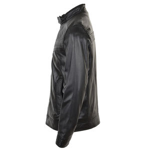 Chaqueta de cuero larga personalizada para hombre, chaqueta de cuero marrón para hombre. - Product Image 2