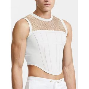 เสื้อกล้ามคอกลมถักแบบลำลอง ทรงปกติ ระบายอากาศได้ดี แห้งเร็ว เหมาะสำหรับออกกำลังกาย คุณภาพสูง บริการ OEM มีให้เลือกสีตามสั่ง - Product Image 2