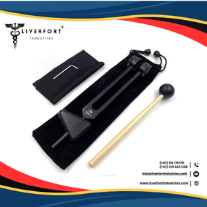 Tenedor de afinación de acero de alta calidad de 136,1Hz para meditación, Yoga, práctica de nervios, nuevas herramientas musicales de curación médica, martillo de cubierta de cinturón - Product Image 6