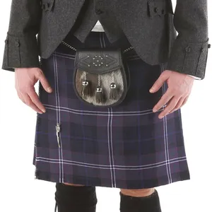 Scottish Mens Kilt Traditional Highland Tartan Utility Kilt