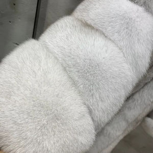 <b>Men's</b> Fox <b>Fur</b> Long <b>Coat</b> Inlaid Goat <b>Fur</b> Winter <b>Coat</b> - Product Image 4