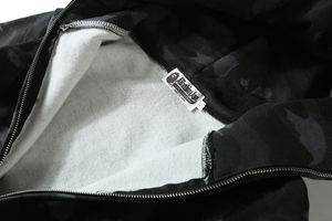 Sudadera de algodón con cremallera para hombre, prenda de vestir, de alta calidad, personalizada, a granel, de cara completa, gruesa - Product Image 5