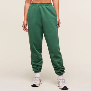 Pantalon de survêtement d'hiver en polaire pour femmes 100% coton à séchage rapide poches élastiques à la taille haute qualité tricoté décontracté confortable OEM - Product Image 6