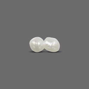 Perles de Basra 3,74 carats, perles d'eau douce naturelles de couleur blanche rose, baroques, en vrac, pour la création de bijoux de mode - Product Image 1