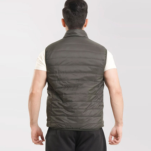 Gilet chaud matelassé pour hommes 100% haute qualité hommes hiver coupe-vent gilet vêtements d'extérieur décontracté matelassé sans manches gilet - Product Image 3