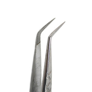Pinzas de Acero Inoxidable Antiestáticas Profesionales Personalizadas para Extensión de Pestañas, Herramientas de Larga Duración con Nuevo Diseño - Product Image 5