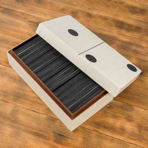 Wooden Dominoes <b>Gifts</b> <b>Box</b> Eco Friendly Puzzle Game <b>Cheap</b> Price Wholesale Unique Gifting Dominoes Puzzle <b>Gifts</b> - Product Image 3