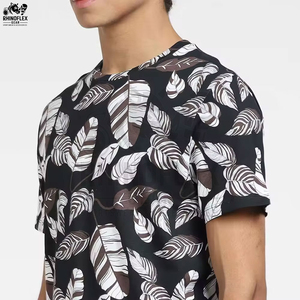 Camisetas de manga corta casuales para hombre con estampado serigráfico, camisetas personalizadas con cuello redondo y forro polar con estampado serigráfico para hombre - Product Image 2