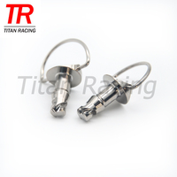 Wholesale Gr5 Titanium Fasteners Quick Release 17mm D-Ring 1/4 Fairing Dzus Fasteners Racing Fairing Motorcycle Accessories
