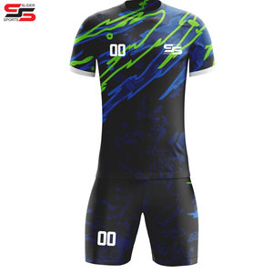 Unisex Quick Dry Custom Soccer Jersey Set Automated Cutting <b>Training</b> <b>Football</b> Kit and Uniforms sports wear - Product Image 1
