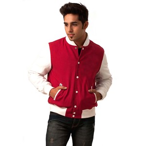 2024 MESS SPORTS High Quality Fashionable <b>Men's</b> Baseball Wool Polyester Sleeves Reversible Breathable Winter <b>Long</b> Horn <b>Jackets</b> - Product Image 1