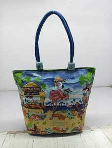 Prix usine direct sac fourre-tout en toile imprimé écologique de haute qualité pour femmes pour une utilisation à la plage tout l'été automne hiver printemps - Product Image 3