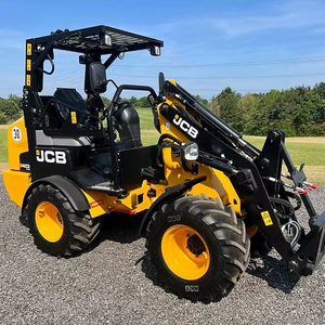 Certifié CE JCB Chargeur sur pneus 403 Plus Agri Chargeur frontal Cabine ouverte Chargeuse pelleteuse compacte 50HP Diesel avec godet - Product Image 1