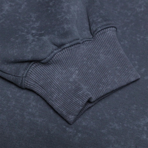Sudadera personalizada lavada con ácido para hombre, ropa de calle al por mayor, Sudadera con capucha vintage a la moda con etiqueta privada OEM, estilo de invierno - Product Image 5