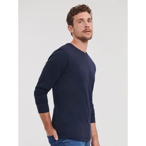 T-shirt à manches longues pour homme, pur coton biologique, durable, promotionnel - Product Image 4