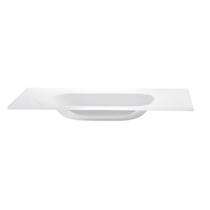 Lavabo a Incasso in Marmo Koricini 90cm, Montaggio a Parete Senza Foro per Rubinetto - Product Image 3