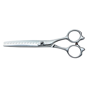 Ciseaux de barbier professionnels de luxe en acier inoxydable pour la coupe et l'éclaircissement des poils d'animaux – Outil de toilettage portable multifonctionnel - Product Image 5