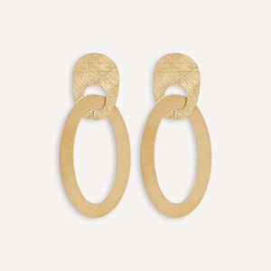 Pendientes CUCOCUCA YXQ E291 de Acero Inoxidable Color Dorado, Minimalistas, Elevan tu Estilo, para Primavera - Product Image 1