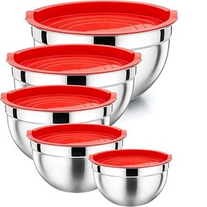 Juego de 5 utensilios de cocina de Metal, cuenco decorativo para servir frutas, mesa de comedor, tazón para servir frutas para el hogar - Product Image 3