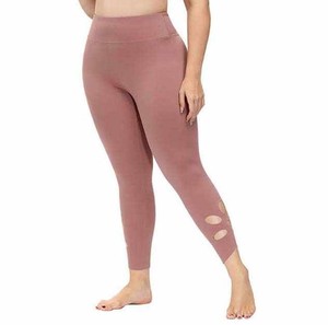 Mallas deportivas de gimnasio para mujer, tallas personalizadas de la mejor calidad, mallas de invierno de talla grande transpirables de algodón 100% de alta calidad para mujer - Product Image 3