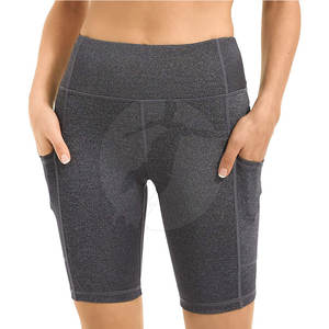 Venta al por mayor Mujeres Pantalones cortos para correr Transpirable 100% Algodón Cintura elástica Servicio OEM Alta calidad Ropa de fitness Precio de fábrica - Product Image 1