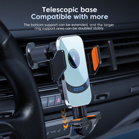 Eway-Cargador inalámbrico de inducción inteligente para coche, accesorio flexible de acceso rápido al teléfono, 15W