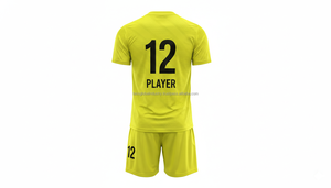 Uniforme de Fútbol de Poliéster Ligero y Reflectante de Alta Calidad, Jersey de Fútbol con Logotipo Personalizado Impreso, MOQ Bajo, Sublimación - Product Image 5