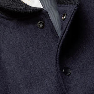 Veste d'hiver en laine de haute qualité pour hommes coupe-vent chaud style universitaire de baseball avec broderie High Street - Product Image 6