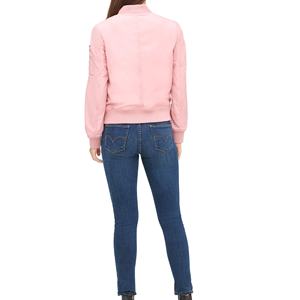 High Quality 100% Polyester Satin Unisex Bomber Jacket Vintage Style Varsity Jacket With Customizable Hooded <b>Windbreaker</b> <b>Women</b> - Product Image 6