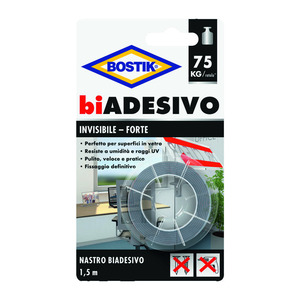 Nastro Biadesivo Invisibile Bostik M.1,5x19mm - Product Image 1
