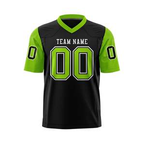 Maillot de football américain personnalisé de haute qualité pour hommes Uniforme de club d'équipe à manches courtes pour adultes - Product Image 3