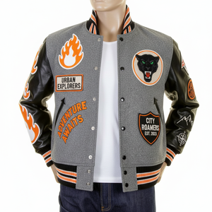 Chaqueta universitaria duradera para hombre diseño personalizado chaquetas Letterman de alta calidad al por mayor - Product Image 1