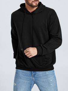 2025 <b>Men's</b> Cotton Fleece Pullover Hoodie <b>Thermal</b> Sweatshirt Warm Casual <b>Top</b> at Wholesale Rates - Product Image 5