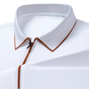 Polo de Manga Media para Hombre, Estilo Casual, Cuello Alto con Botones, Traje Polo Holgado para Hombre - Product Image 6