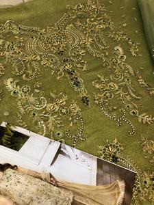 2022 verano boda alto vestido étnico indio paquistaní último bordado Gharara traje pesado Organza secuencia trabajo Salwar Kameez - Product Image 3