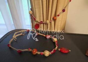 Wholesale Low Cost <b>Beaded</b> <b>Curtain</b> Tieback for Decoration From India by Refratex India Hand Made Decoration <b>Beaded</b> Tieback - Product Image 2