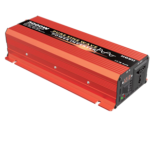 HOULI Convertisseur de puissance pour voiture à onde sinusoïdale pure DC 12V vers AC 110V 220V 600W 1600W, onduleur solaire pour voiture 2200W 3000W - Product Image 1