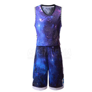 Uniforme de Baloncesto Personalizado, Transpirable, de Secado Rápido, Talla Grande, Sin Mangas, 100% Poliéster, Servicio OEM, Último Modelo - Product Image 1